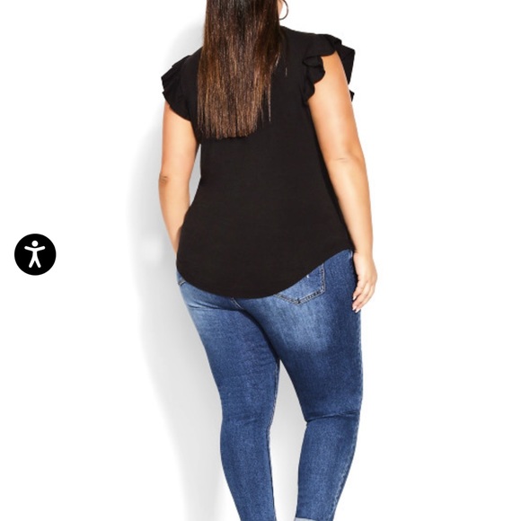 NWT- Leisure Frill- Black - Picture 4 of 6